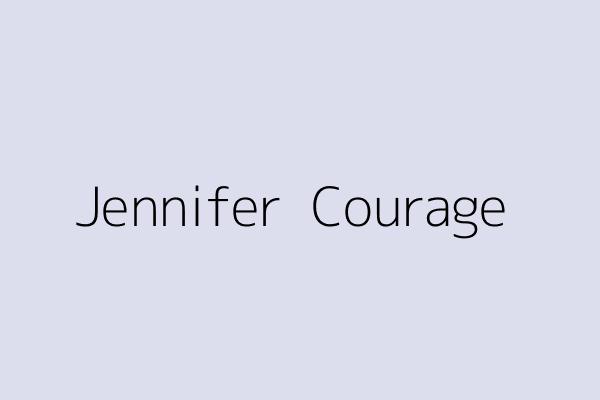 Jennifer  Courage 